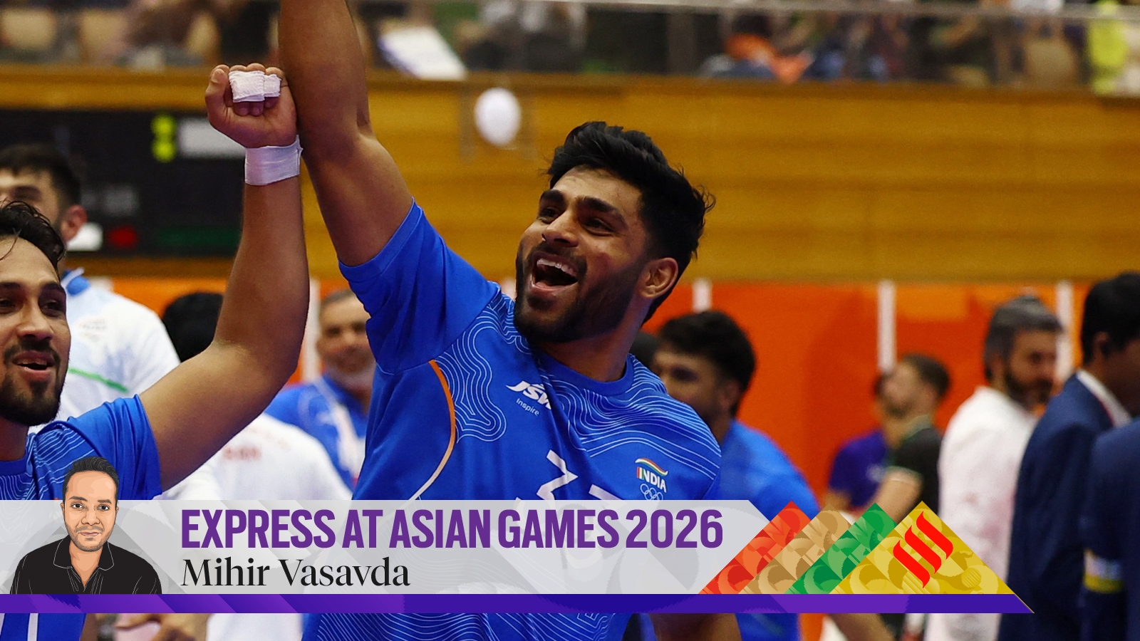 He slept under train seats for kabaddi. Now he has two golds