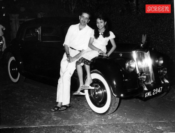 baby naaz with raj kapoor