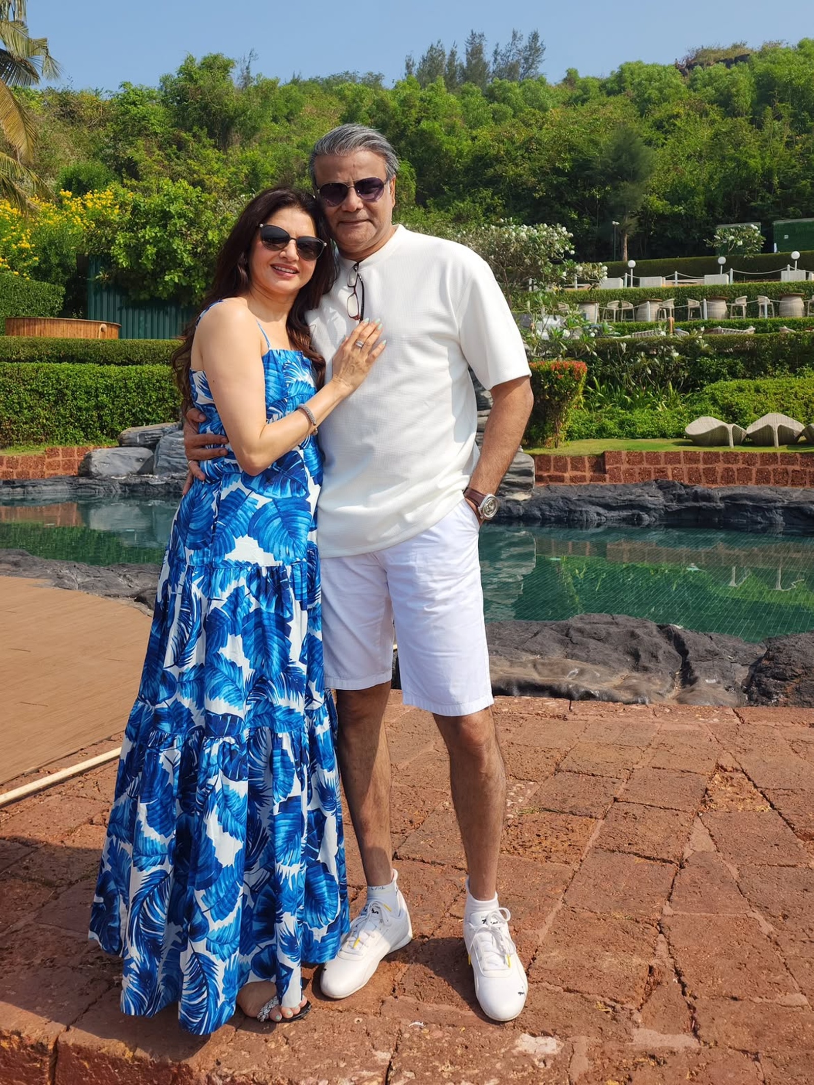 Bhagyashree and her husband