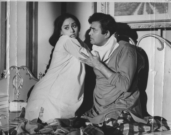 Jaya Bachchan with Sanjeev Kumar in film Anamika. Express Archive photo 