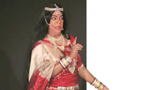 Chapal Rani, during a performance in Delhi. (Express file photo by Renuka Puri)