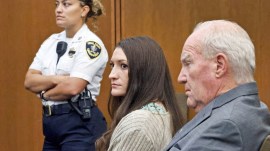 Lindsay Clancy looks at jurors as Judge Sullivan asks them to start deliberations in the triple murder trial of the Duxbury mother in Plymouth Superior Court, in Plymouth, Massachusetts, US, September 3, 2026. (Reuters)