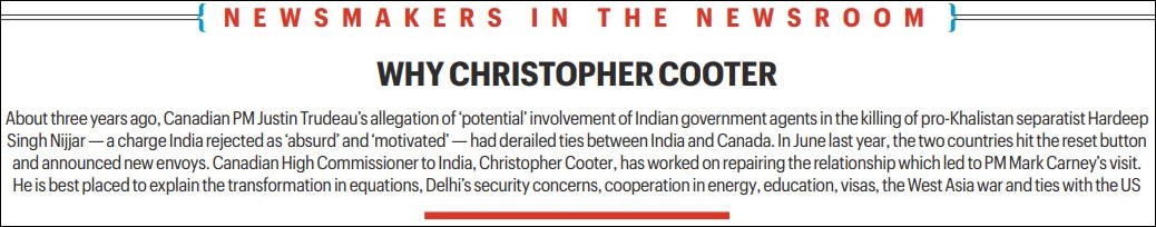 ‘Working together, combining resources, talent, scale, we think India and Canada can be world beaters’