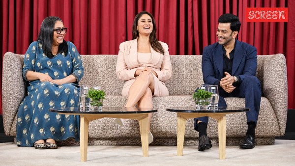Meghna Gulzar, Kareena Kapoor and Prithviraj at Expresso