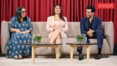 Prithviraj Sukumaran, Kareena Kapoor Khan and Meghna Gulzar at Expresso