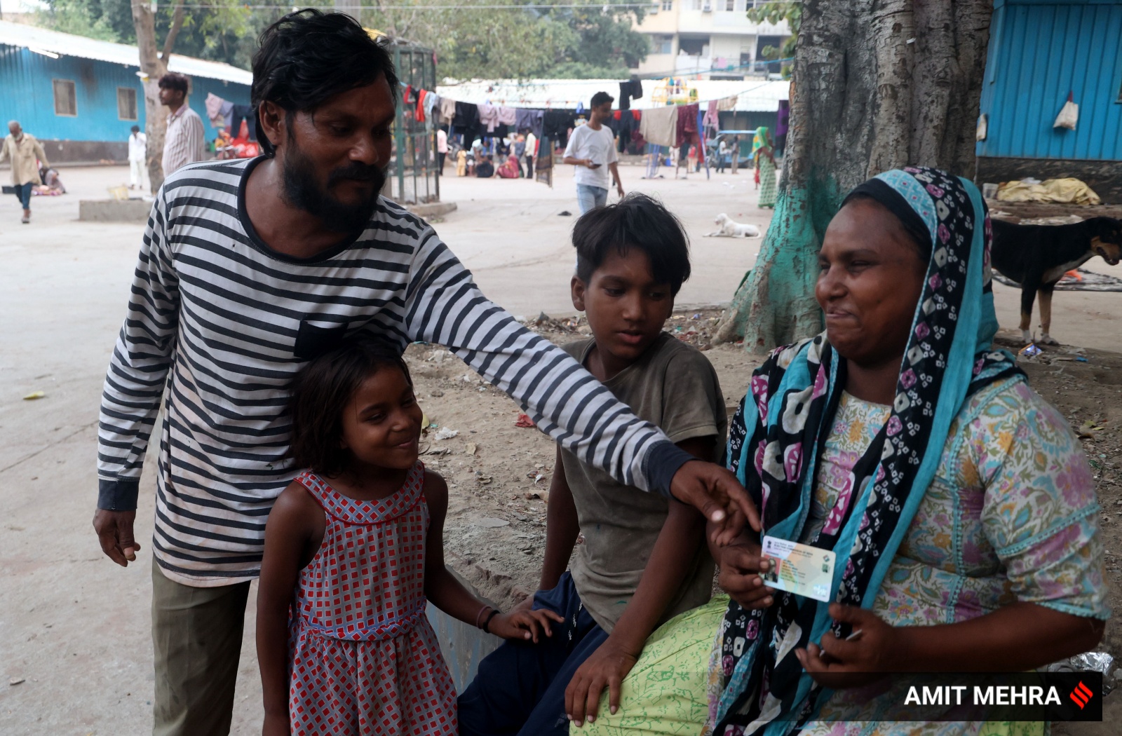 Gudia, her husband Chotelal have been living at the shelter for the past 12 years.