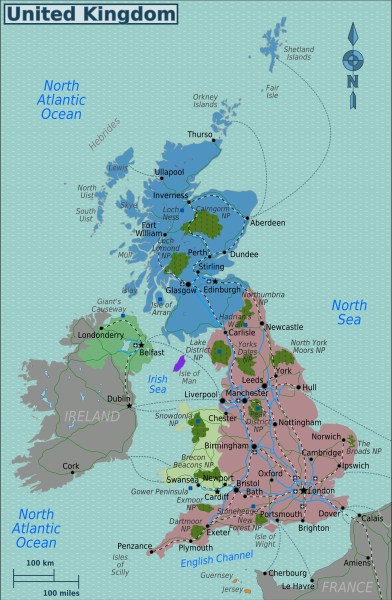 UK map