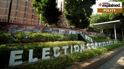 Election Commission office in New Delhi. (Praveen Khanna/file)