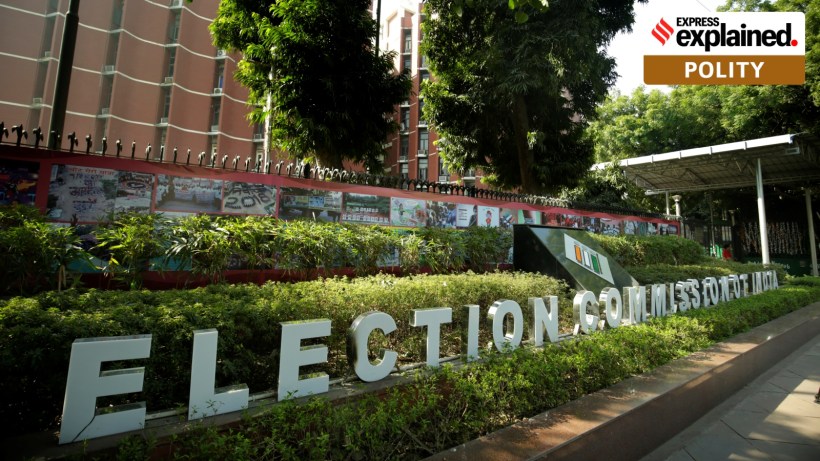 Election Commission office in New Delhi. (Praveen Khanna/file)