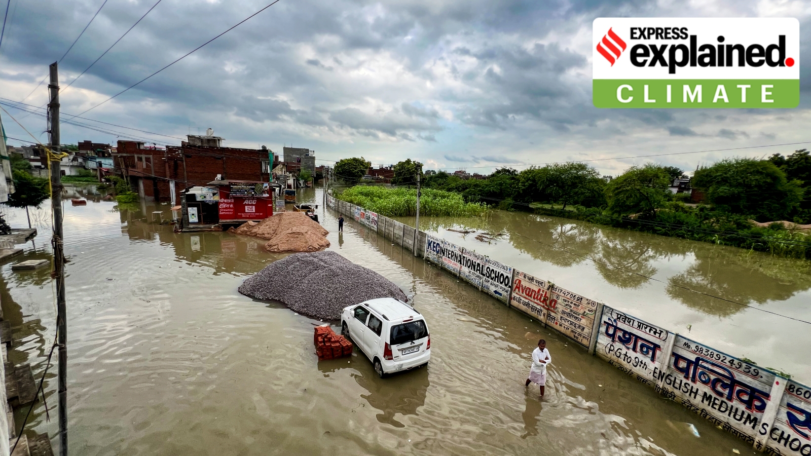 What is causing the flood-like situation in Uttar Pradesh?