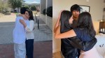 farah khan sees her children off to college