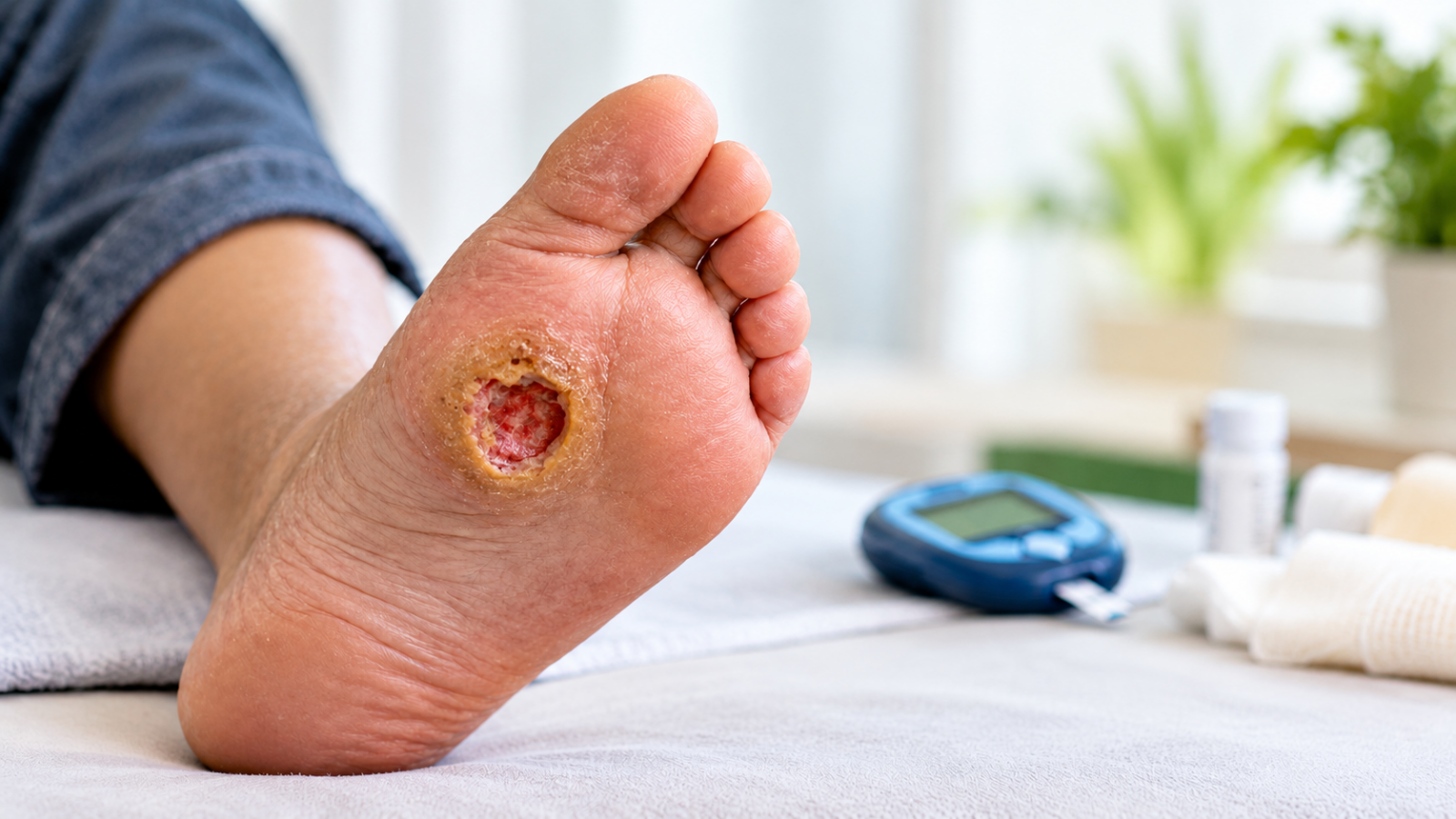 ‘Can a diabetic foot ulcer cause a bone infection?’