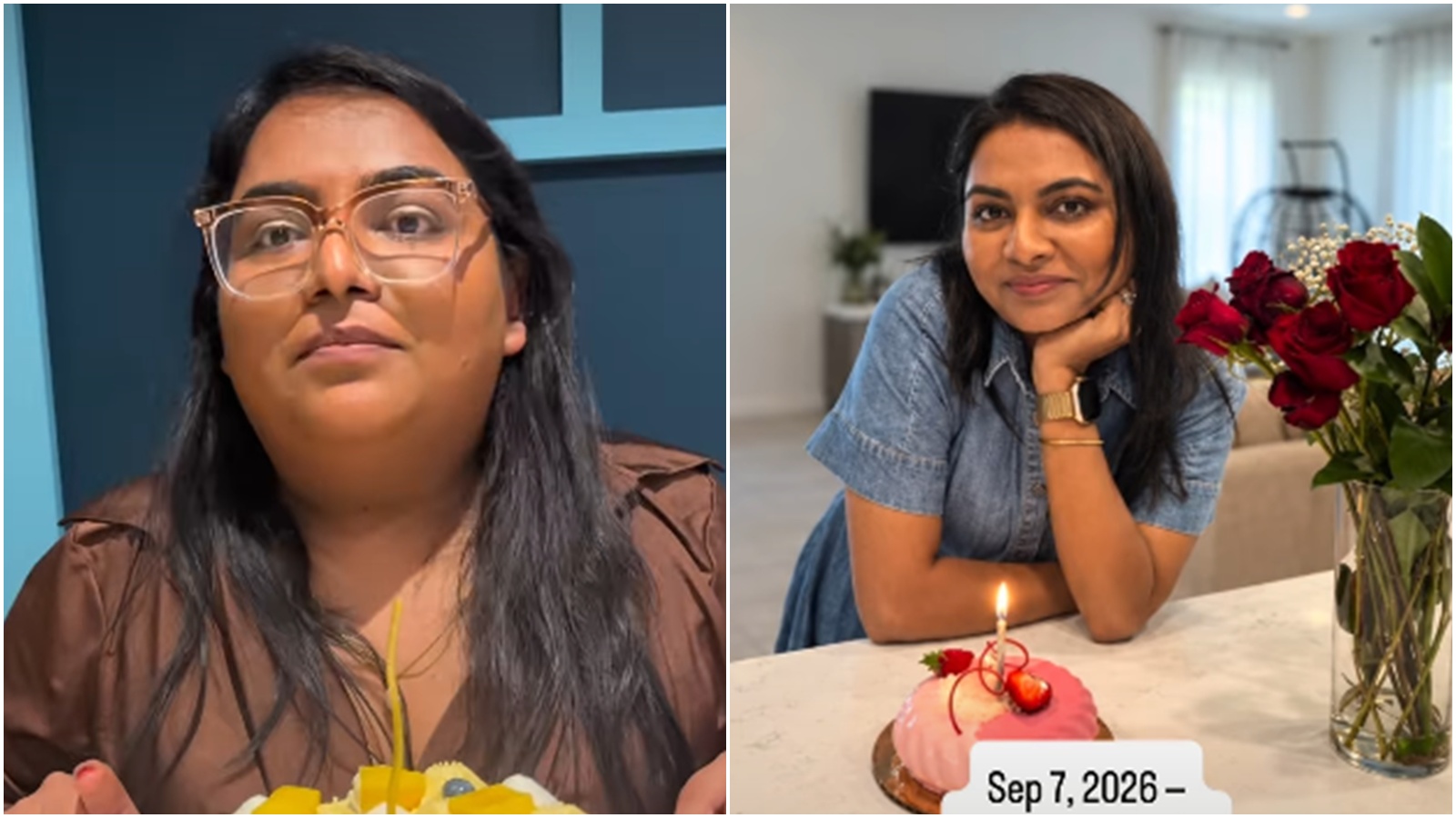 Woman manifests 30-pound weight loss on birthday, reveals results one year later