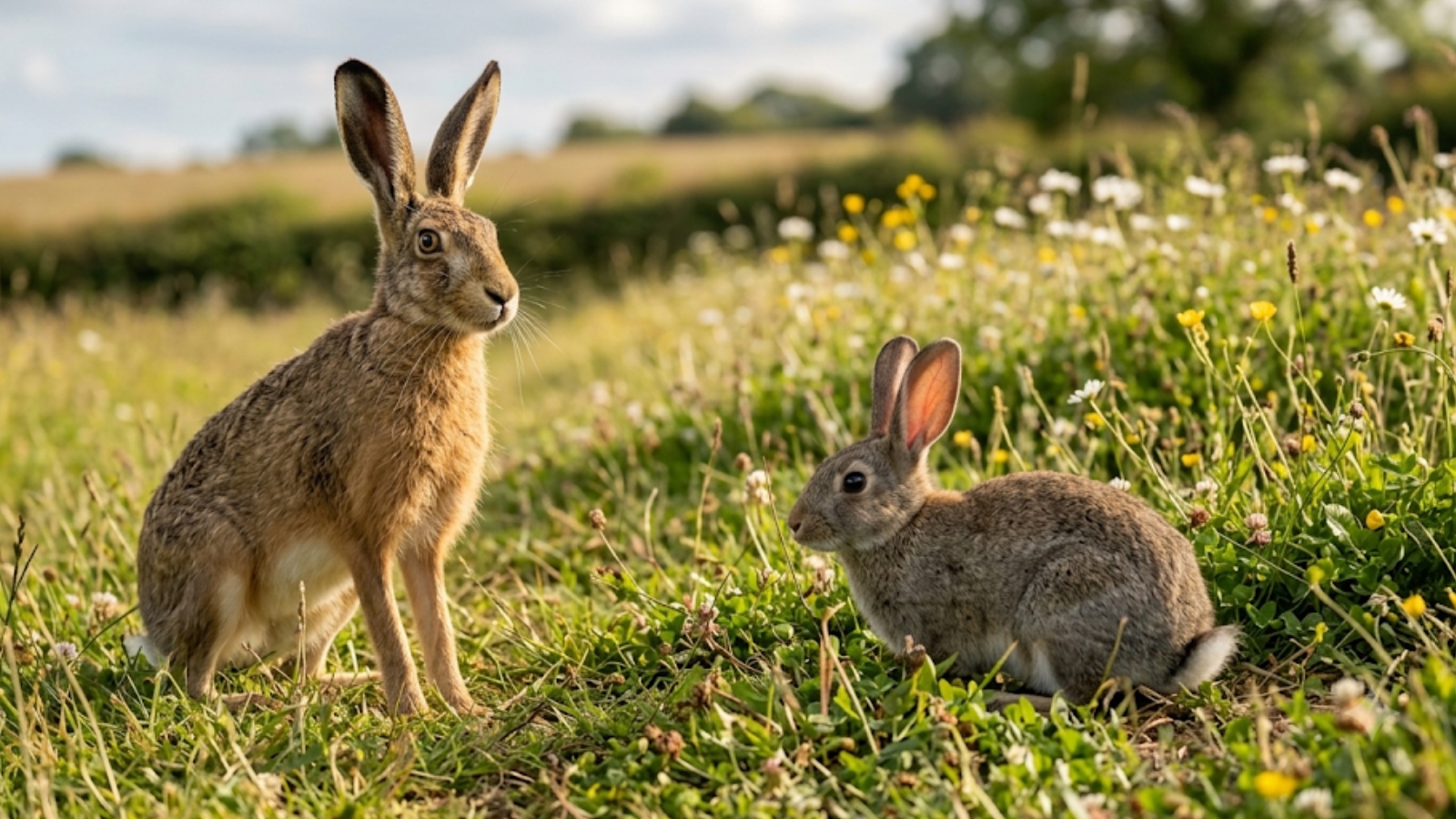 Rabbit vs hare: Why one runs and the other hides