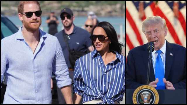 Donald Trump finally weighs in on Prince Harry and Meghan Markle's UK move with brutal statement
