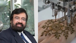 henna applying machine Harsh Goenka