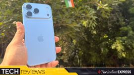 The iPhone 18 Pro Max is designed to put professional-grade camera controls and creator workflows in the palm of your hand. (Image: Nandagopal Rajan/The Indian Express)