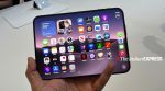 Apple has used a nano-texture display finish on the iPhone Duo to make the foldable's crease less visible. (Image: Nandagopal Rajan/The Indian Express)
