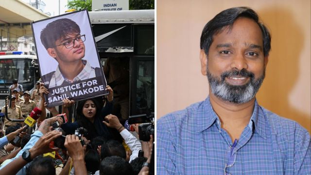 IIT Bombay Student Sahil Wakode Suicide Professor Suryanarayana Doolla
