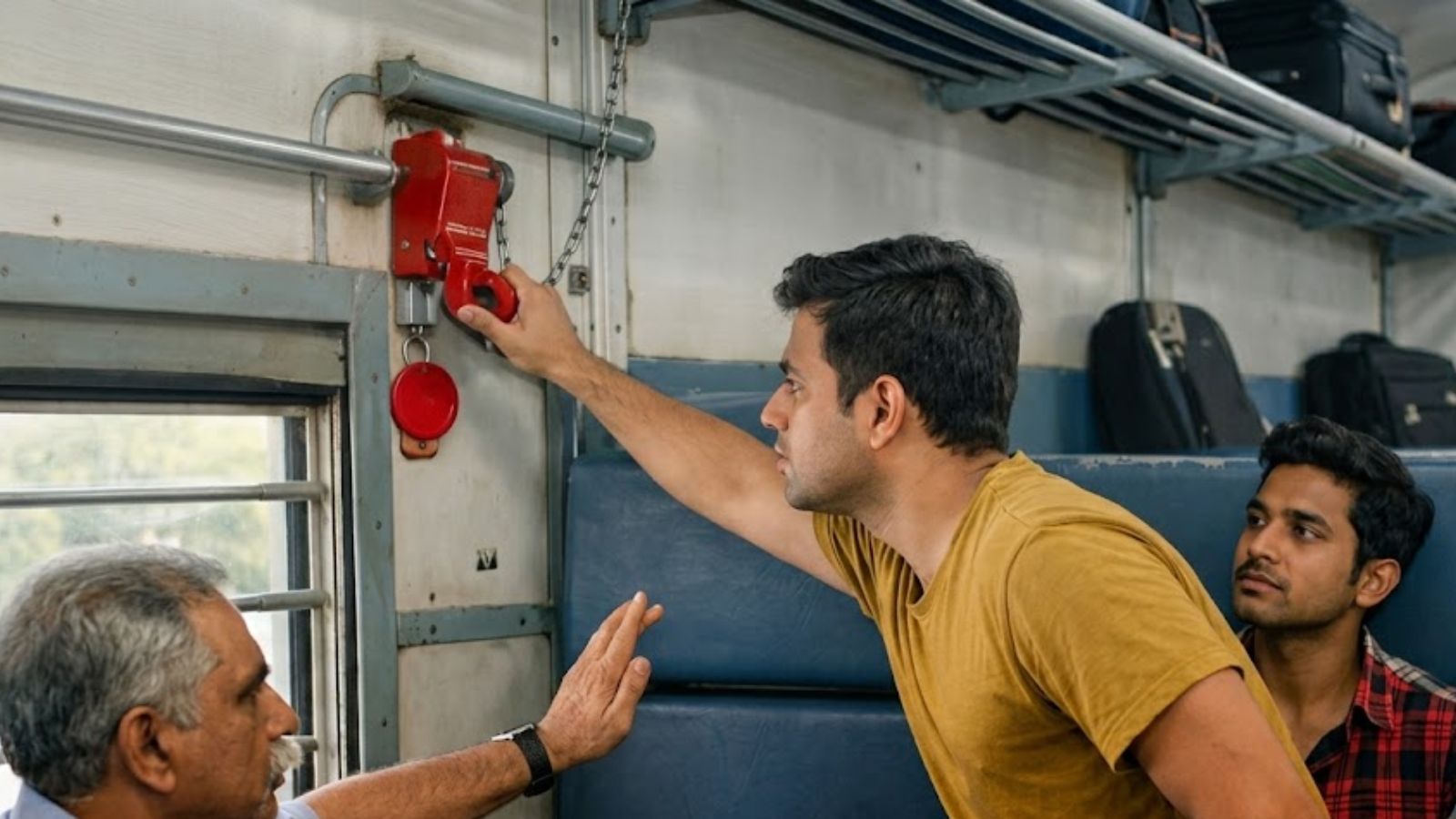 What happens when you pull the alarm chain on a moving train? Indian Railways explains