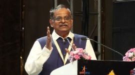 ISRO staff question trajectory of space privatisation, space privatisation, ISRO imaging satellite lifts off successfully, Indian Space Research Organisation (ISRO), ISRO, Earth observation spacecraft, GSLV-F17 rocket, Indian express news, current affairs