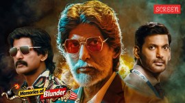 Vishal's directorial debut Magudam is weighed down by shoddy writing, flat character arcs, and cringeworthy romance.