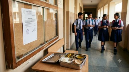 The school had also mentioned in the circular that the canteen would serve food without onion, garlic, and potato during the Jain festival, following the traditional practices associated with Paryushan.