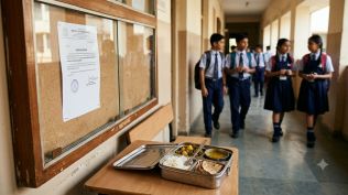The school had also mentioned in the circular that the canteen would serve food without onion, garlic, and potato during the Jain festival, following the traditional practices associated with Paryushan.