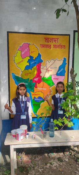 How Malda is transforming government schools with learning walls, Malda transforming government schools with learning walls, Malda government schools learning walls, Kolkata news, WEst Bengal news, Indian express, current affairs