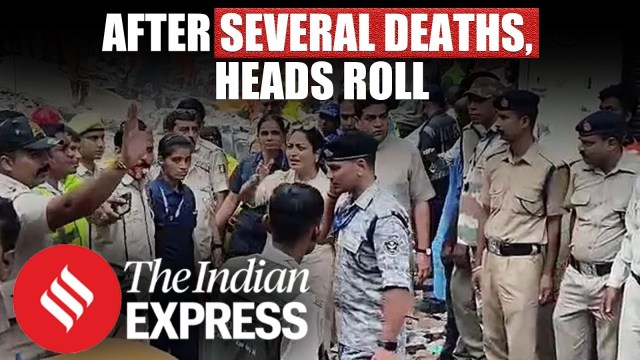 Delhi PG Collapse: 5 MCD Officers Suspended After Several Killed in Satya Niketan Building Collapse