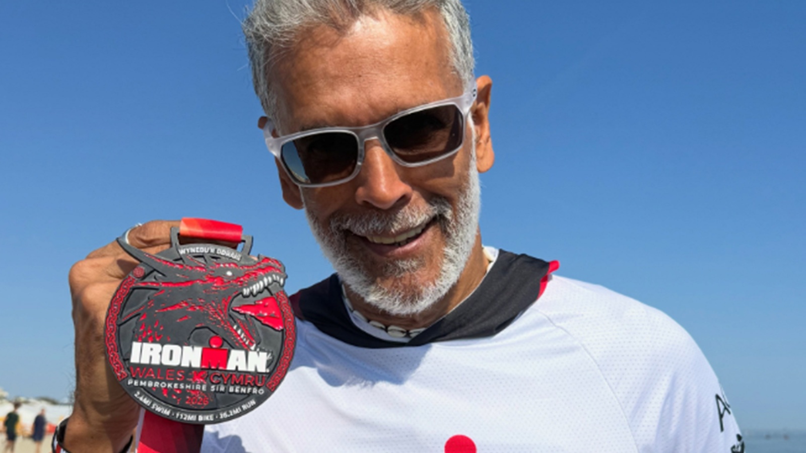 Milind Soman at 60 completes gruelling Ironman Wales: ‘Hard, hard, hard’ Milind Soman at 60 completes gruelling Ironman Wales: ‘Hard, hard, hard’