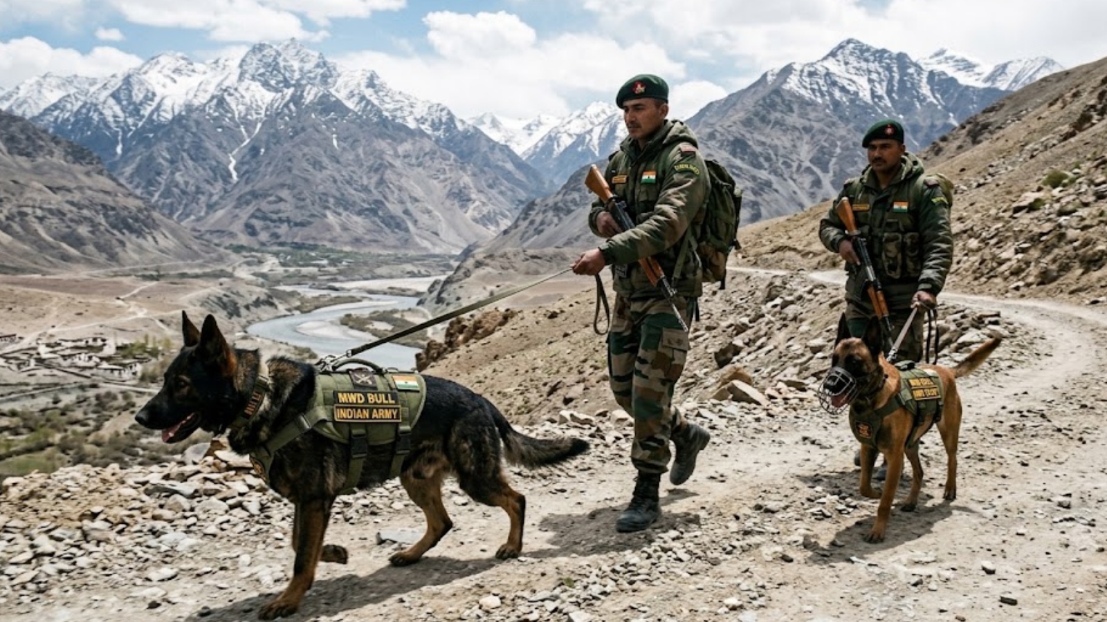 How military dogs are trained to brave Ladakh’s 14,000-ft heights – national How military dogs are trained to brave Ladakh’s 14,000-ft heights – national