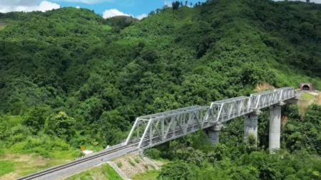 Bairabi-Sairang railway line: 1 year of rail connectivity and how it changed Mizoram (Image: Ministry of Railways)