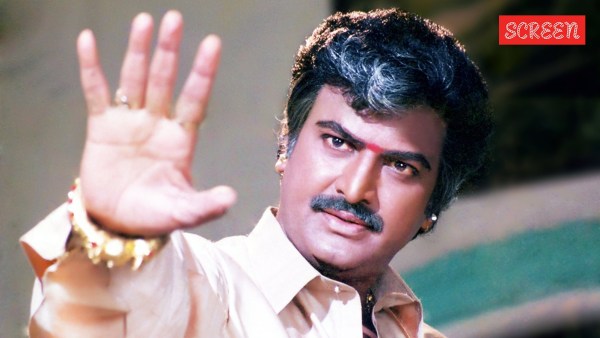 Mohan Babu in a still from the film Pedarayudu