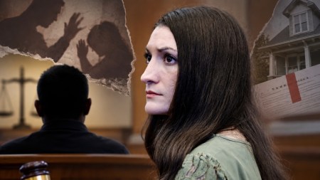 Lindsay Clancy looks on as Judge William Sullivan has declared a mistrial in Plymouth, US, September 4, 2026. (Reuters/image modified using AI)