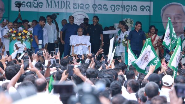 Biju Janata Dal (BJD) president Naveen Patnaik