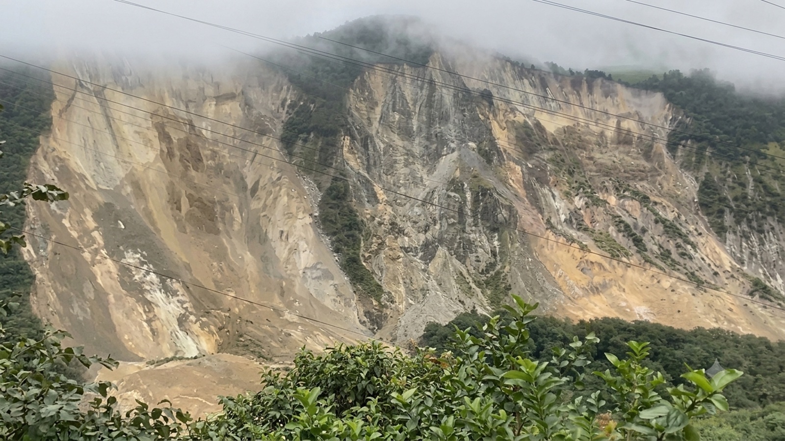 Mountain collapses into river in Nepal, terrifying video captures chaos