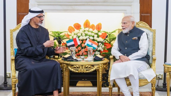 BRICS summit, Crown Prince Sheikh Khaled bin Mohamed bin Zayed Al Nahyan, Sheikh Khaled bin Mohamed bin Zayed Al Nahyan, Iranian President Masoud Pezeshkian, Masoud Pezeshkian, BRICS leaders’ summit, Narendra Modi, Brics, BRICS summit, BRICS meet, BRICS countries, Vladimir Putin, Xi Jinping, Indian express, opinion news, current affairs