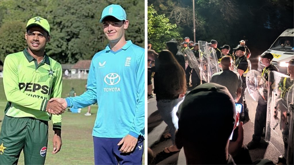 The touring Pakistan U19 team was mistaken for asylum seekers by a group anti-immigrant protestors in Portsmouth. (PCB/AP Photo)