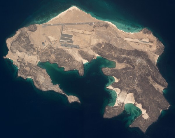 Mayun island, also known as Perim, one day after being taken by Iran-backed Houthi rebels in Yemen.