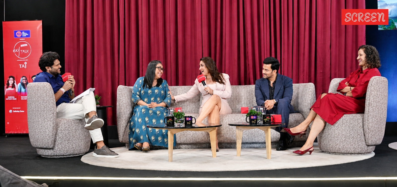 Meghna Gulzar, Kareena Kapoor and Prithviraj Sukumaran at Expresso