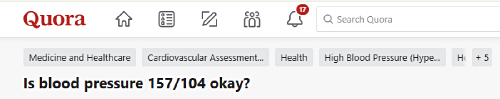 blood pressure