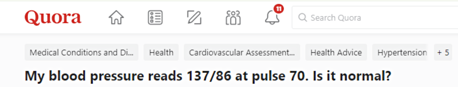 blood pressure