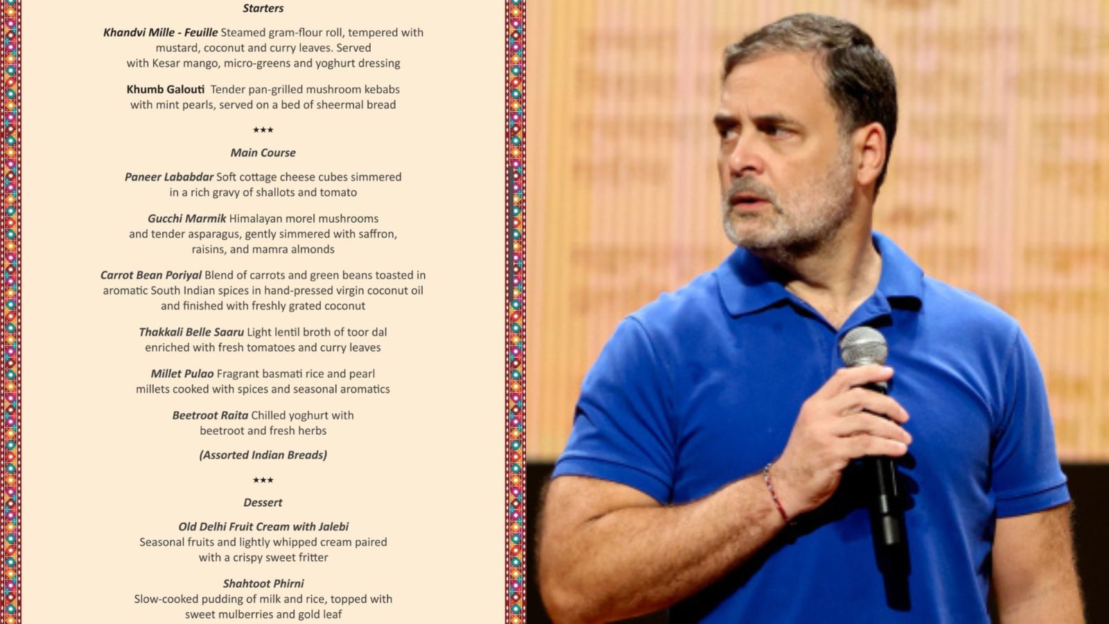 ‘80% Indians non-vegetarian’: Rahul Gandhi’s BRICS dinner remark