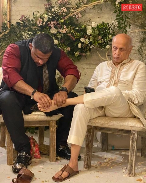 Rahul Bhatt with father Mahesh Bhatt