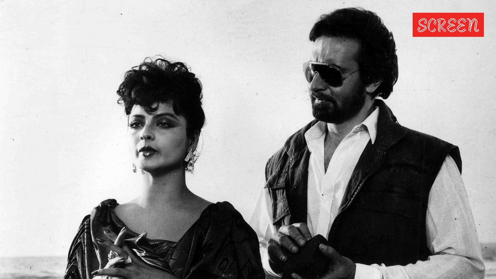 Rekha and Kabir Bedi in Khoon Bhari Maang