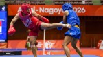 Asian Games 2026 Day 6 Live: Roshibina Devi Naorem (in red) will be gunning for a historic gold in wushu. (PTI)