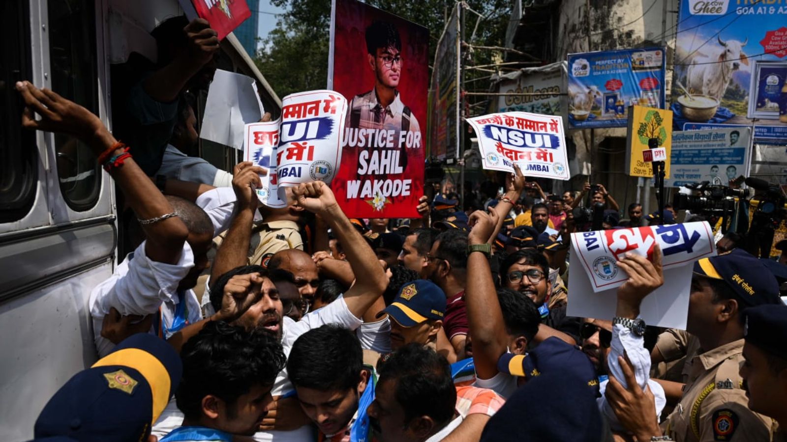 Sahil Wakode’s parents begin hunger strike at Azad Maidan, seek arrest of IIT-B officials