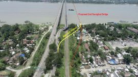 Proposed second Saraighat Bridge in Assam (Image: Northeast Frontier Railway)