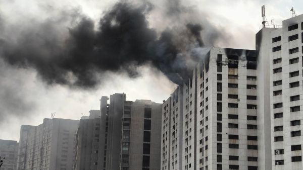 The fire that broke out in the early hours of September 9 and raged for 14 hours destroyed goods worth an estimated Rs 24 crore, police said. (Express Photo)